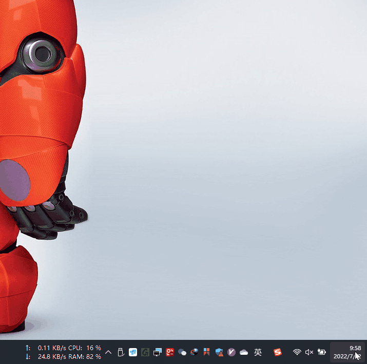 ShowSeconds Windows电脑系统时间显示秒数软件