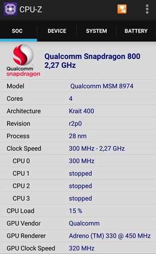 手机CPU检测工具 CPU-Z